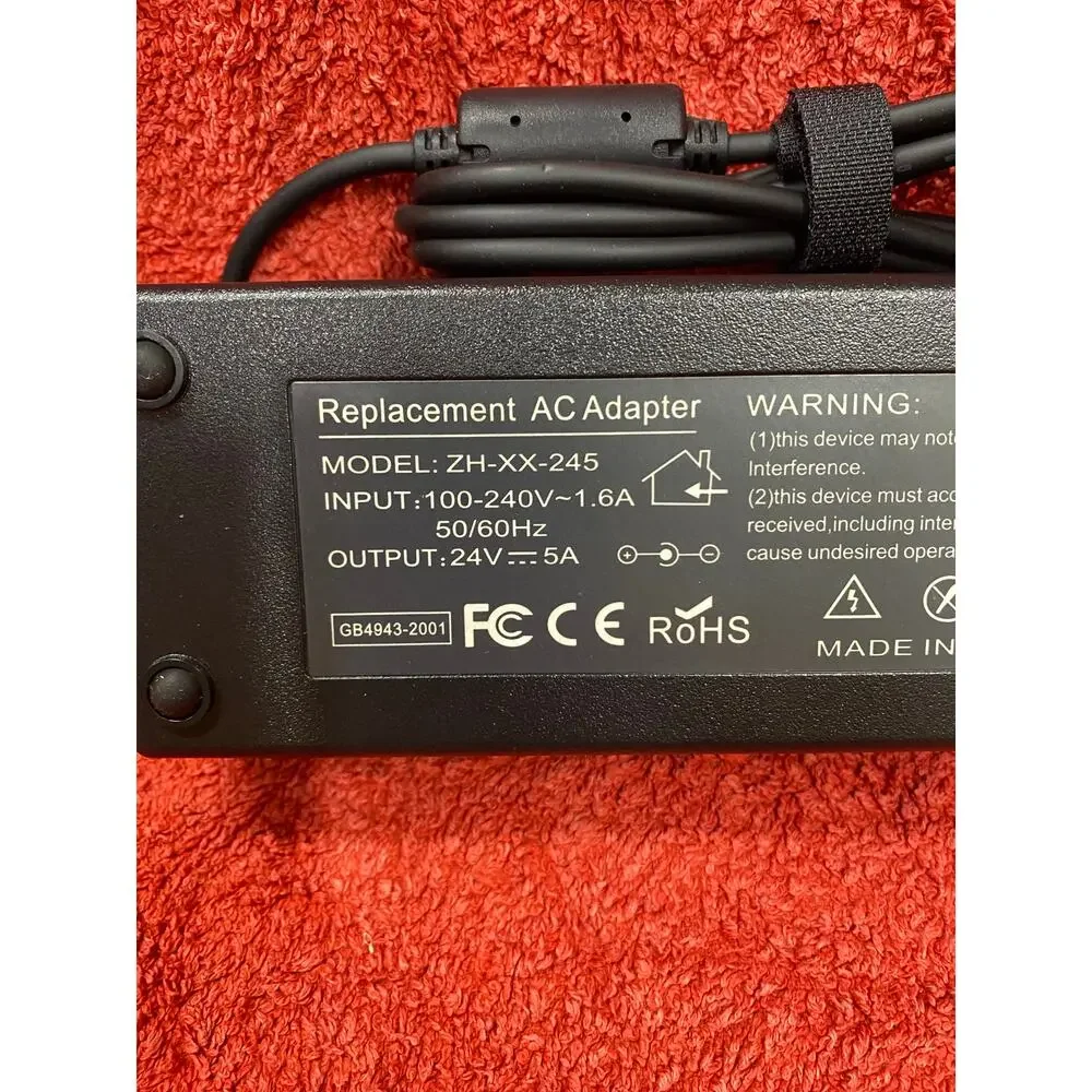 Power Supply with XT60 Connector Output 24V 5A 120W Adapter Fits iSDT Chargers